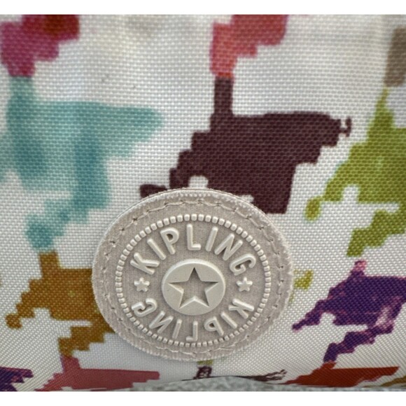 Kipling Multi Color Multi Pocket Nylon Shoulder Bag - Picture 2 of 12